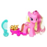 * Маленькая инопланетная пони-единорожка Lulu Luck с бурундуками,  My Little Pony [32915]