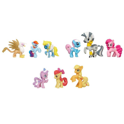 * Комплект из трех наборов с 8 мини-пони и грифоном, серия 1.5, My Little Pony [A0266set1.5] Комплект из трех наборов с 8 мини-пони и грифоном, серия 1.5, My Little Pony [A0266set1.5]