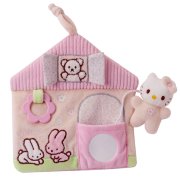 * Мягкая игрушка для малышей 'Дом Хелло Китти'  (Hello Kitty Activity House), 23 см, Jemini [150767]