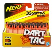 Набор запасных 'патронов' к оружию серии NERF Dart Tag (c липучками), оранжевые, 36 шт., Hasbro [27654]