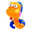 * Развивающая игрушка 'Змея' из серии 'Первые друзья', Tolo [86575] - 86575-1.jpg