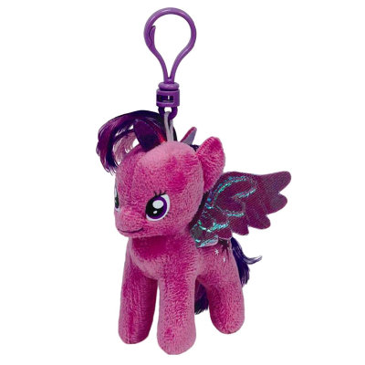Мягкая игрушка-брелок &#039;Пони Twilight Sparkle&#039;, 11 см, My Little Pony, TY [41104] Мягкая игрушка-брелок 'Пони Twilight Sparkle', 11 см, My Little Pony, TY [41104]
