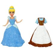 Мини-кукла 'Золушка', 9 см, с дополнительным платьем, из серии 'Принцессы Диснея', Mattel [W5589]