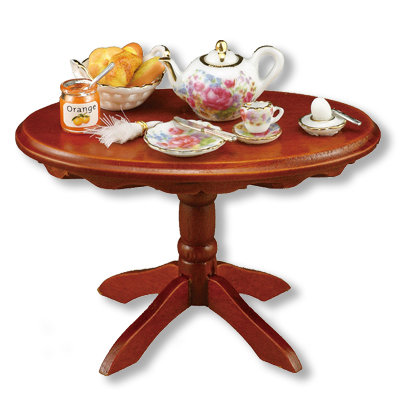 Столик с завтраком, дерево+фарфор, 1:12, Reutter Porzellan [001.821/3] Столик с завтраком, дерево+фарфор, 1:12, Reutter Porzellan [001.821/3]