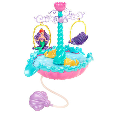 Игровой набор для ванной &#039;Плавающий фонтан Ариэль&#039; (Ariel&#039;s Floating Fountain), с мини-куклой русалочкой, Barbie, Mattel [Х9397] Игровой набор для ванной 'Плавающий фонтан Ариэль' (Ariel's Floating Fountain), с мини-куклой русалочкой, Barbie, Mattel [Х9397]