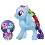 Игрушка 'Сияющие друзья - Радуга Дэш' (Shining Friends - Rainbow Dash), русская версия, из серии 'My Little Pony в кино', My Little Pony, Hasbro [C1819]