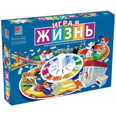 Настольная игра 'Игра в Жизнь – Приключения', Hasbro [09060] Настольная игра 'Игра в Жизнь – Приключения', Hasbro [09060]