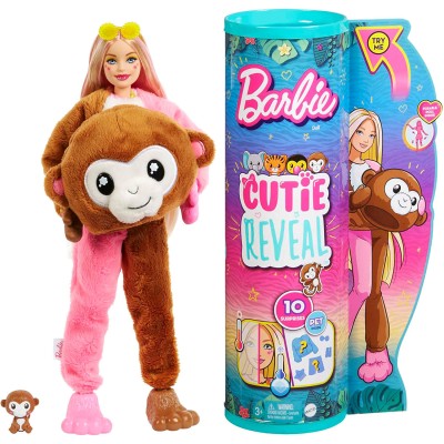 Кукла Барби &#039;Обезьяна&#039;, из серии &#039;Милашка&#039; (Cutie), Barbie, Mattel [HKR01] Кукла Барби 'Обезьяна', из серии 'Милашка' (Cutie), Barbie, Mattel [HKR01]