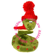 Мягкая игрушка 'Змей Питоша зелёный в красном', 18 см, Orange Exclusive [ОS034/18]