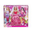 Набор с куклой Барби и тремя нарядами: принцесса, русалка и фея, Barbie, Mattel [X9457] - X9457.jpg