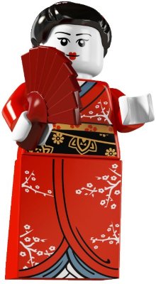 Минифигурка &#039;Японка&#039;, серия 4 &#039;из мешка&#039;, Lego Minifigures [8804-02] Минифигурка 'Японка', серия 4 'из мешка', Lego Minifigures [8804-02]
