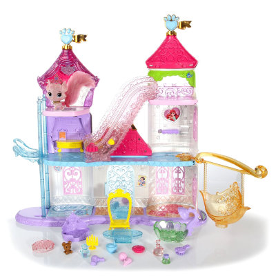 Игровой набор 'Дворец Королевских Питомцев' (Magical Lights Pawlace), 'Королевские питомцы' Palace Pets [22085] Игрушка 'Павлин Светик - питомец Авроры', 'Королевские питомцы' Palace Pets [26180]