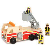 Игровой набор 'Пожарная машина', из серии 'Деревянный мир' (Whittle World), Melissa&Doug [9391]