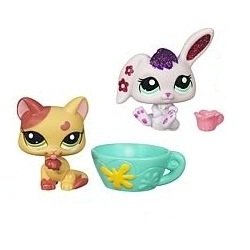 Набор 'Кошка и сверкающий Кролик', из серии 'Избранные зверюшки', Littlest Pet Shop Favorite Pets [34426] Набор 'Кошка и сверкающий Кролик', из серии 'Избранные зверюшки', Littlest Pet Shop Favorite Pets [34426]