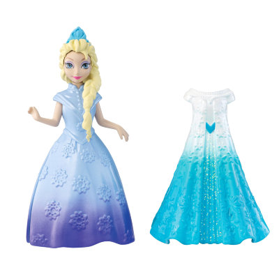 Кукла &#039;Эльза из королевства Эренделл&#039; (Elsa of Arendelle) с дополнительным платьем, 10 см, Frozen ( &#039;Холодное сердце&#039;), Mattel [Y9971] Кукла 'Эльза из королевства Эренделл' (Elsa of Arendelle) с дополнительным платьем, 10 см, Frozen ( 'Холодное сердце'), Mattel [Y9971]