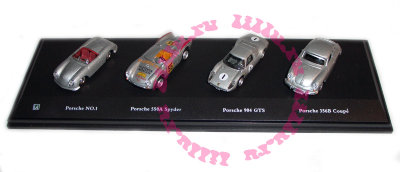 Набор из 4 автомобилей Porsche 1:72, в пластмассовой коробке, Cararama [714-3] Набор из 4 автомобилей Porsche 1:72, в пластмассовой коробке, Cararama [714-3]