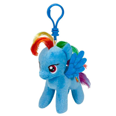 Мягкая игрушка-брелок &#039;Пони Rainbow Dash&#039;, 11 см, My Little Pony, TY [41105] Мягкая игрушка-брелок 'Пони Rainbow Dash', 11 см, My Little Pony, TY [41105]