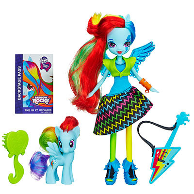Набор куклы и пони Rainbow Dash, My Little Pony Equestria Girls (Девушки Эквестрии), Hasbro [A6871] Набор куклы и пони Rainbow Dash, My Little Pony Equestria Girls (Девушки Эквестрии), Hasbro [A6871]