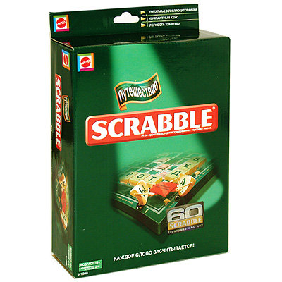 Игра настольная Scrabble Travel (Скрабл-путешествие), Mattel [N1990] Игра настольная Scrabble Travel (Скрабл-путешествие), Mattel [N1990]