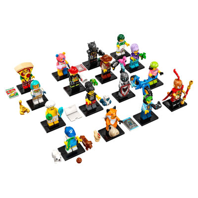 Минифигурки &#039;из мешка&#039; - комплект из 16 штук, серия 19, Lego Minifigures [71025-set] Минифигурки 'из мешка' - комплект из 16 штук, серия 19, Lego Minifigures [71025-set]