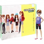 Игровой набор с шарнирной куклой 'Делюкс' из серии 'Creatable World', Mattel [GGG53]