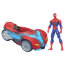 Игровой набор 'Гоночный автомобиль Человека-паука' (Turbo Capture Racer) с фигуркой 10см, серия Spider Strike, Hasbro [A5708] - A5708-3.jpg