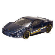 Коллекционная модель автомобиля Ferrari 458 Italia - HW City 2014, синий металлик, Hot Wheels, Mattel [BFF72]