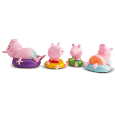 Набор для ванной 'Семья Пеппы', 4 фигурки, Peppa Pig, IMC [25930/360037-1] Набор для ванной 'Семья Пеппы', 4 фигурки, Peppa Pig, IMC [25930/360037-1]
