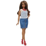 * Кукла Барби, пышная (Curvy), из серии 'Мода' (Fashionistas), Barbie, Mattel [DPX68/DYK78]