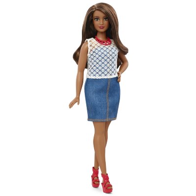 * Кукла Барби, пышная (Curvy), из серии &#039;Мода&#039; (Fashionistas), Barbie, Mattel [DPX68/DYK78] Кукла Барби, пышная (Curvy), из серии 'Мода' (Fashionistas), Barbie, Mattel [DPX68]