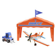 Игровой набор 'Самолетик Dusty Crophopper в ангаре', Planes, Mattel [Y5736]