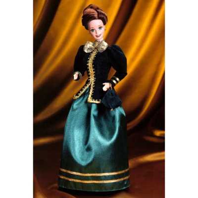 Кукла Барби &#039;Святочный Романс&#039; (Yuletide Romance Barbie), специальный выпуск, коллекционная, Mattel [15621] Кукла Барби 'Святочный Романс' (Yuletide Romance Barbie), специальный выпуск, коллекционная, Mattel [15621]
