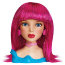 Парик розовый, из серии 'Модный стилист' (Styling head), LIV [24997-21-LIV] - Wear and Share Wig - Pink.jpg