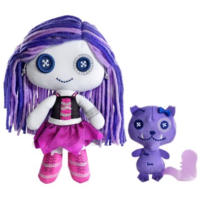 Мягкие куклы &#039;Spectra Vondergeist и Rhuen&#039; из серии &#039;Друзья&#039;, &#039;Школа Монстров&#039;, Monster High, Mattel [W2573] Мягкие куклы 'Spectra Vondergeist и Rhuen' из серии 'Друзья', 'Школа Монстров', Monster High, Mattel [W2573]
