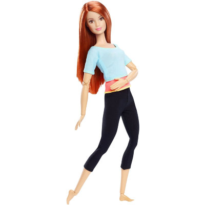 Шарнирная кукла Barbie, из серии &#039;Безграничные движения&#039; (Made-to-Move), Mattel [DPP74] Шарнирная кукла Barbie, из серии 'Безграничные движения' (Made-to-Move), Mattel [DPP74]