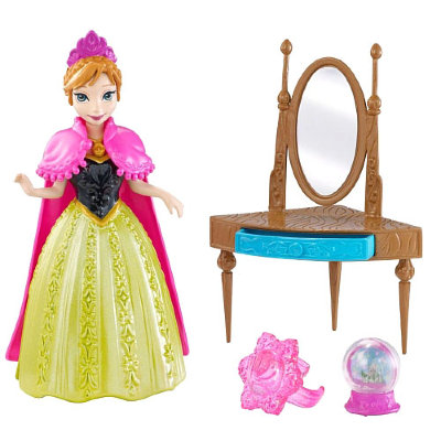 Игровой набор &#039;Анна из королевства Эренделл&#039; (Anna of Arendelle) с мини-куклой 10 см, Frozen ( &#039;Холодное сердце&#039;), Mattel [Y9973] Игровой набор 'Анна из королевства Эренделл' (Anna of Arendelle) с мини-куклой 10 см, Frozen ( 'Холодное сердце'), Mattel [Y9973]