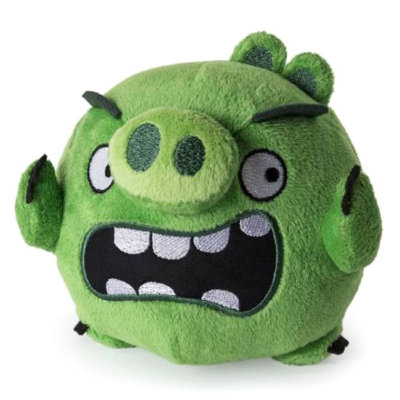 Мягкая игрушка &#039;Зеленая свинка&#039; (Angry Birds - Pig), 10 см, Spin Master [73180] Мягкая игрушка 'Зеленая свинка' (Angry Birds - Pig), 10 см, Spin Master [73180]