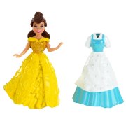 Мини-кукла 'Бель', 9 см, с дополнительным платьем, из серии 'Принцессы Диснея', Mattel [W5591]