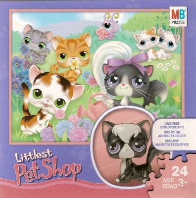Пазл 'Кошки' (+ 1 зверюшка: черная Кошка), 24 элемента, Littlest Pet Shop [44710c] Пазл 'Кошки' (+ 1 зверюшка: черная Кошка), 24 элемента, Littlest Pet Shop [44710c]