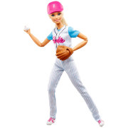 Шарнирная кукла Barbie 'Бейсболистка', из серии 'Безграничные движения' (Made-to-Move), Mattel [FRL98]