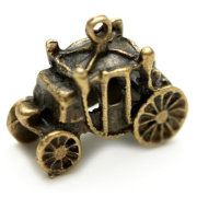Кукольная миниатюра 'Игрушечная карета', бронза, 1:6-1:12, ScrapBerry's [SCB250122551b]