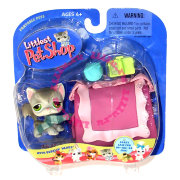 Зверюшка из серии 'Путешествие' - Кошка с сумкой, Littlest Pet Shop [50153]