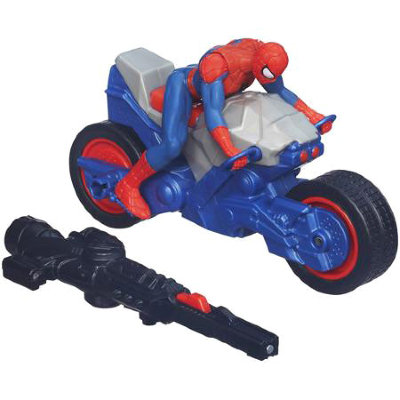 Игровой набор &#039;Мотоцикл Человека-паука&#039; (Spider Cycle), серия Blast-n-Go, Hasbro [A6642] Игровой набор 'Мотоцикл Человека-паука' (Spider Cycle), серия Blast-n-Go, Hasbro [A6642]