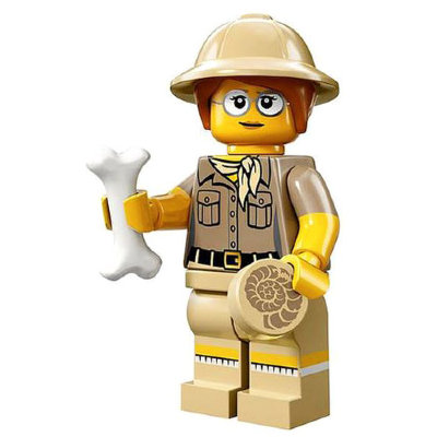 Минифигурка &#039;Палеонтолог&#039;, серия 13 &#039;из мешка&#039;, Lego Minifigures [71008-06] Минифигурка 'Палеонтолог', серия 13 'из мешка', Lego Minifigures [71008-06]