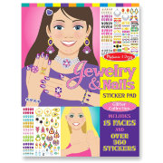 Набор с наклейками 'Мода - ювелирные украшения и ногти', 15 лиц, 360 наклеек, Melissa&Doug [4223]