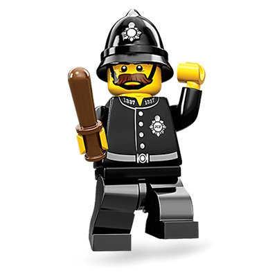 Минифигурка 'Полицейский', серия 11 'из мешка', Lego Minifigures [71002-15] Минифигурка 'Полицейский', серия 11 'из мешка', Lego Minifigures [71002-15]