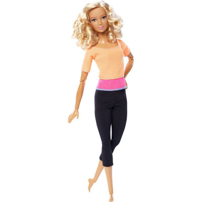 Шарнирная кукла Barbie, из серии &#039;Безграничные движения&#039; (Made-to-Move), Mattel [DPP75] Шарнирная кукла Barbie, из серии 'Безграничные движения' (Made-to-Move), Mattel [DPP75]