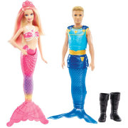 Набор кукола Барби-Русалка и Тритон, эксклюзивный выпуск, Barbie, Mattel [BLL49]