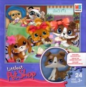 Пазл 'Собачки' (+ 1 зверюшка: Колли), 24 элемента, Littlest Pet Shop [44710d]