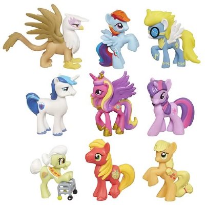 Комплект из трех наборов мини-пони (8 пони и гриффон), серия 1, My Little Pony [A0266set1] Комплект из трех наборов мини-пони (8 пони и гриффон), My Little Pony [A0266set1]